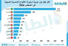 أكبر 10 دول عربية مستوردة للألواح الشمسية الصينية