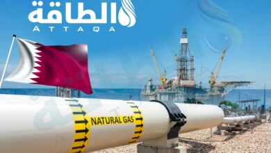 إنتاج قطر من الغاز الطبيعي