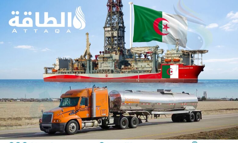 صادرات الجزائر من المشتقات النفطية المنقولة بحرًا