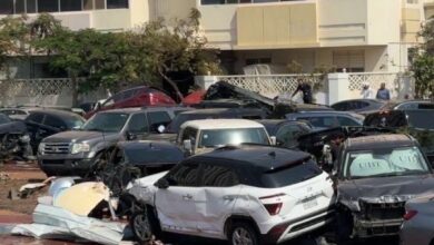 الدفاع المدني بجدة يباشر انهيار خزان مياه مؤقت تابع لشركة خاصة