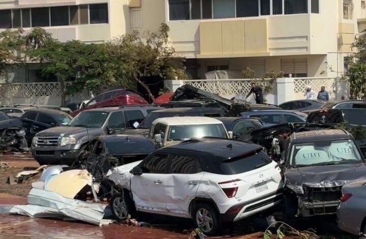 الدفاع المدني بجدة يباشر انهيار خزان مياه مؤقت تابع لشركة خاصة