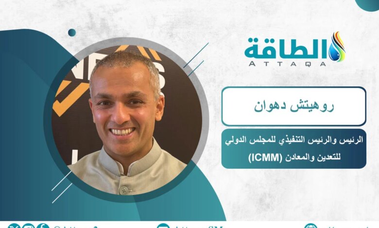 رئيس المجلس الدولي للتعدين وهيتش دهوان