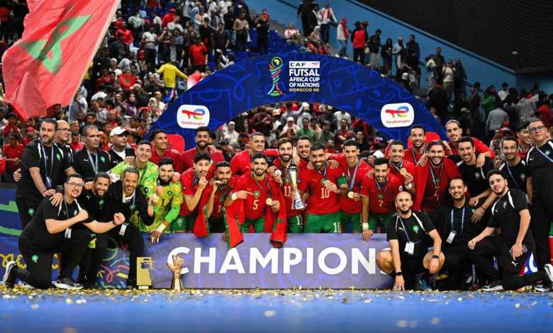 بالفيديو.. المغرب يكتسح أنغولا ويحكم قبضته على عرش الصالات الأفريقية | رياضة