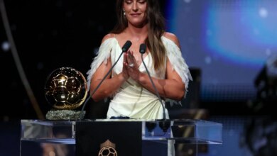 بوتياس تحصد الثالثة وبرشلونة يهيمن.. جميع جوائز الكرة الذهبية للسيدات 2026 | رياضة