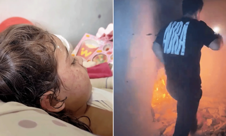 حين تسبق الإنسانية التوثيق.. قصة إنقاذ الطفلة مريم من نيران القصف بغزة | أخبار