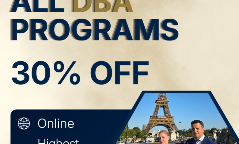 شهر DBA في PSM: استكشف دراسة الدكتوراه ووفر 30%