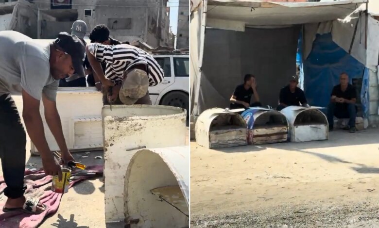 فيديو.. فلسطينيون يبتكرون أفرانا بديلة لمواجهة أزمة الغاز في غزة | منوعات