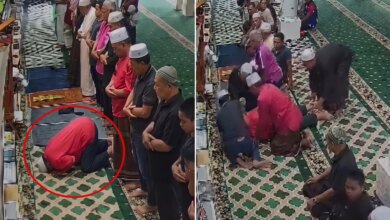 لم ينهض من السجود.. كاميرا ترصد اللحظات الأخيرة لمصلّ ماليزي | منوعات