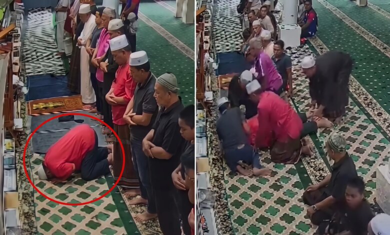 لم ينهض من السجود.. كاميرا ترصد اللحظات الأخيرة لمصلّ ماليزي | منوعات