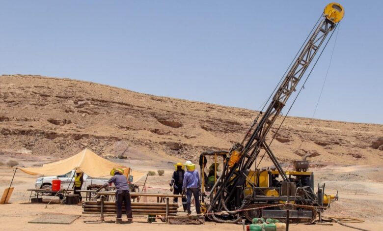 مشروع تعدين في السعودية