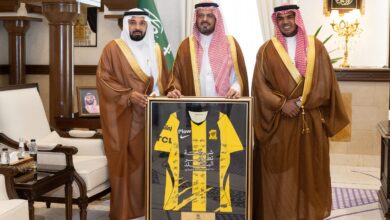 نائب أمير منطقة مكة المكرمة يستقبل رئيس مجلس إدارة شركة نادي الاتحاد وأعضاء المجلس