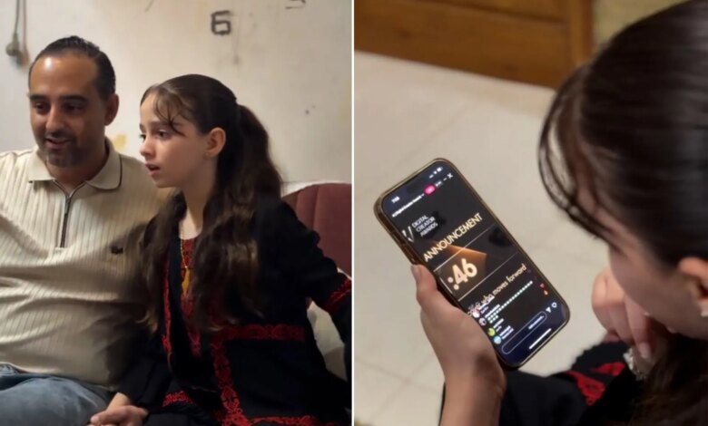 نسرين سكيك.. طفلة فلسطينية ضمن أفضل 8 صناع محتوى في العالم | سياسة