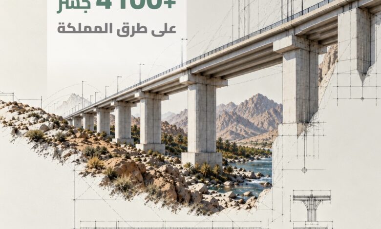 "هيئة الطرق": أكثر من 4 الآف جسر في السعودية