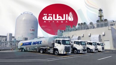 واردات اليابان من الغاز المسال