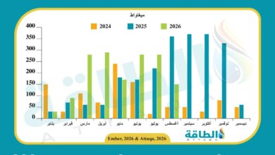 واردات مصر من الألواح الشمسية الصينية