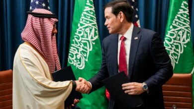 وزير الخارجية السعودي يلتقي نظيريْه الأمريكي والروسي في أتلانتا | أخبار